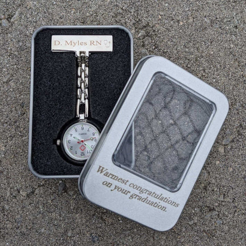 NurseTime™ - Personalized Brooch Watch