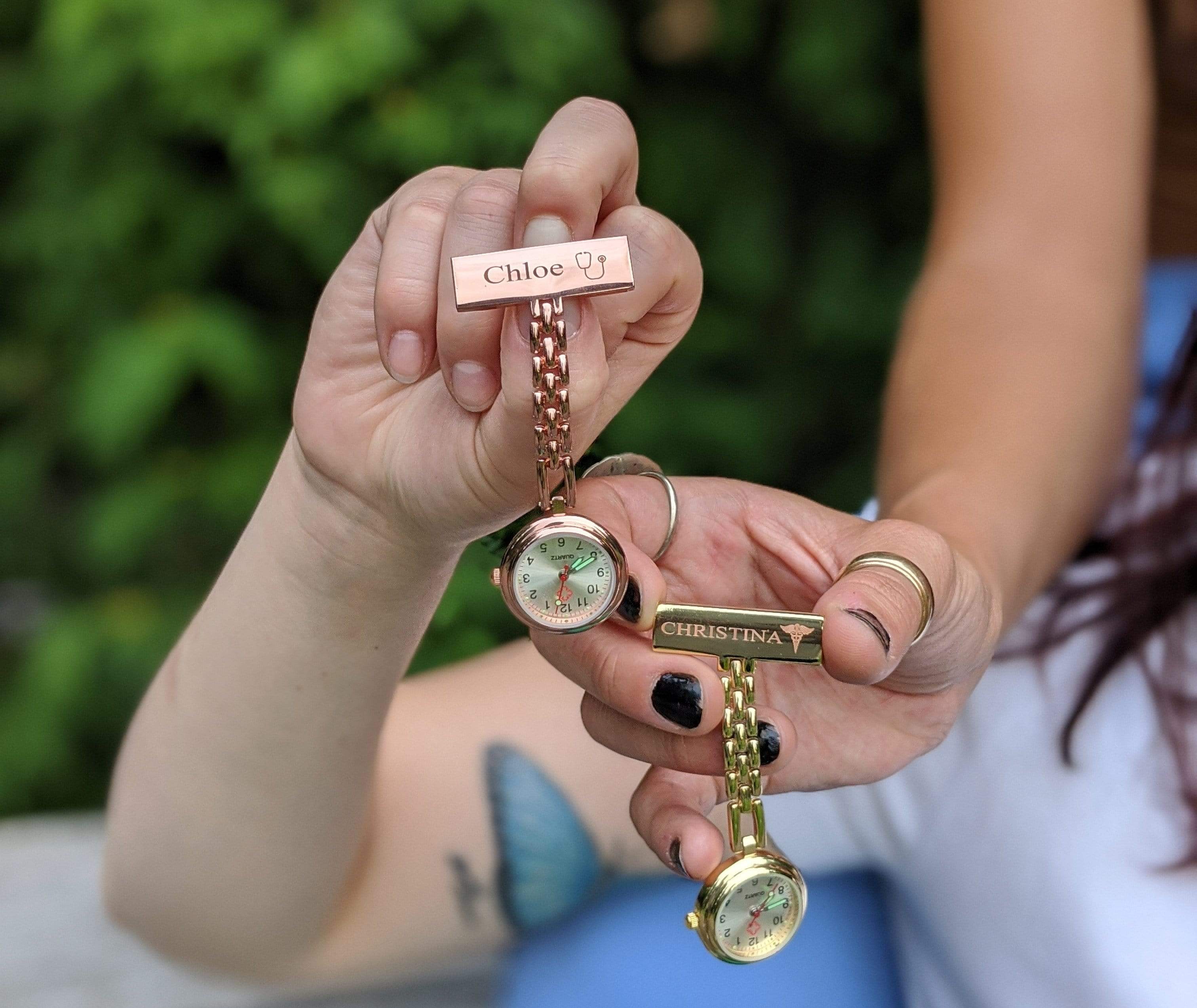 Personalized nurse watch top