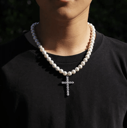 Men's Premium Pearl Necklace