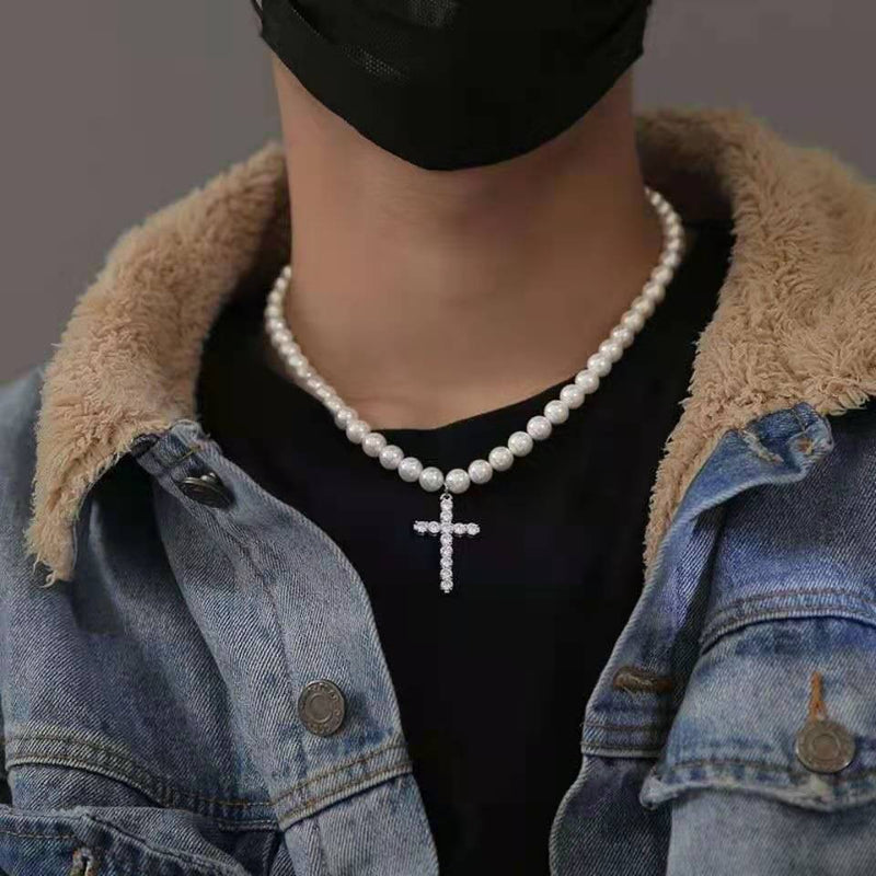 Men's Premium Pearl Necklace
