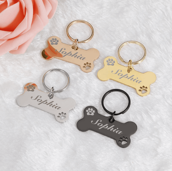 Engraved Label - Personalized Pet Collar Tag