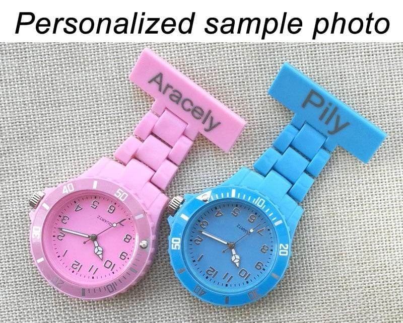 Personalized Luminescent Unisex Fob Watch